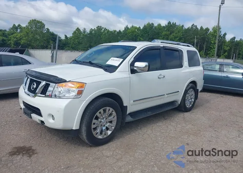 2015 Nissan Armada Platinum из США, поврежденный, VIN 5N1BA0NF6FN616439